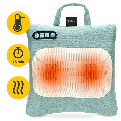 Масажна подушка  4FIZJO Shiatsu Lite Green  - фото №5